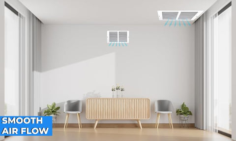 HVAC Premium powder-coated finish resists scratches for a pristine look.