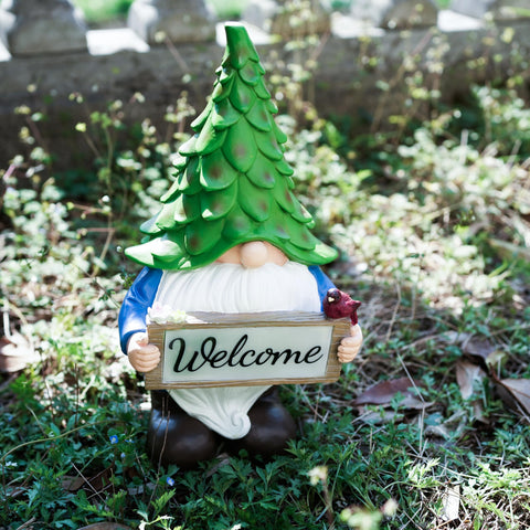 hvfun weatherproof resin gnome yard decor for outdoors