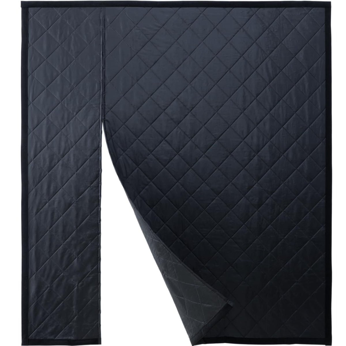HxLmn reversible door curtain main view shows weatherproof insulation.