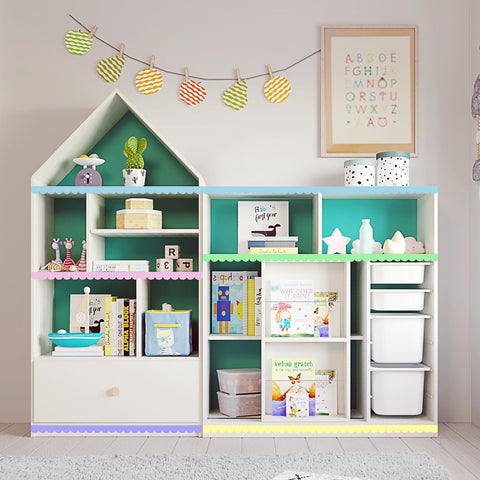Hxouciv pre-cut trim simplifies quick wall or shelf upgrades.