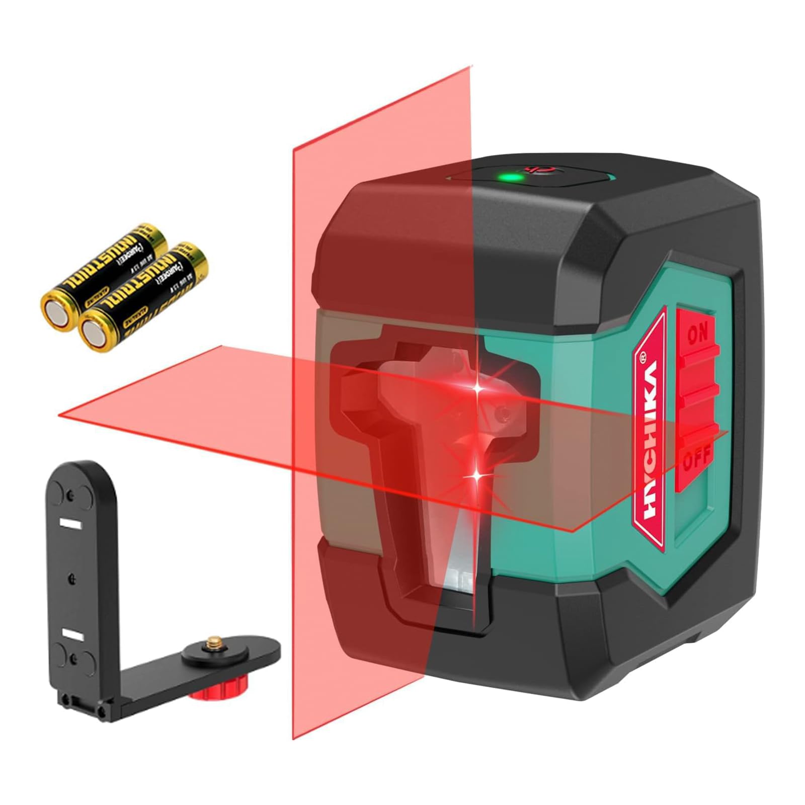 HYCHIKA line laser overview showing a compact tool for quick alignment.