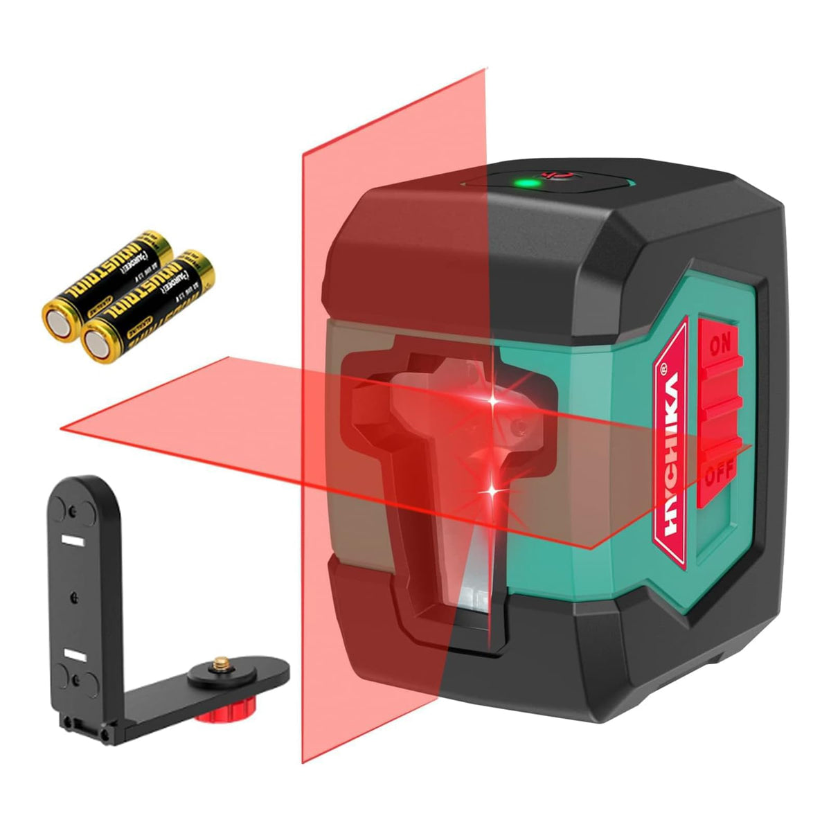HYCHIKA line laser overview showing a compact tool for quick alignment.