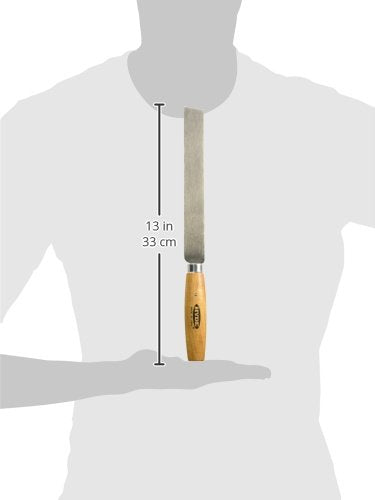 Hyde 60780 square point knife wood handle detail for durable coating prep