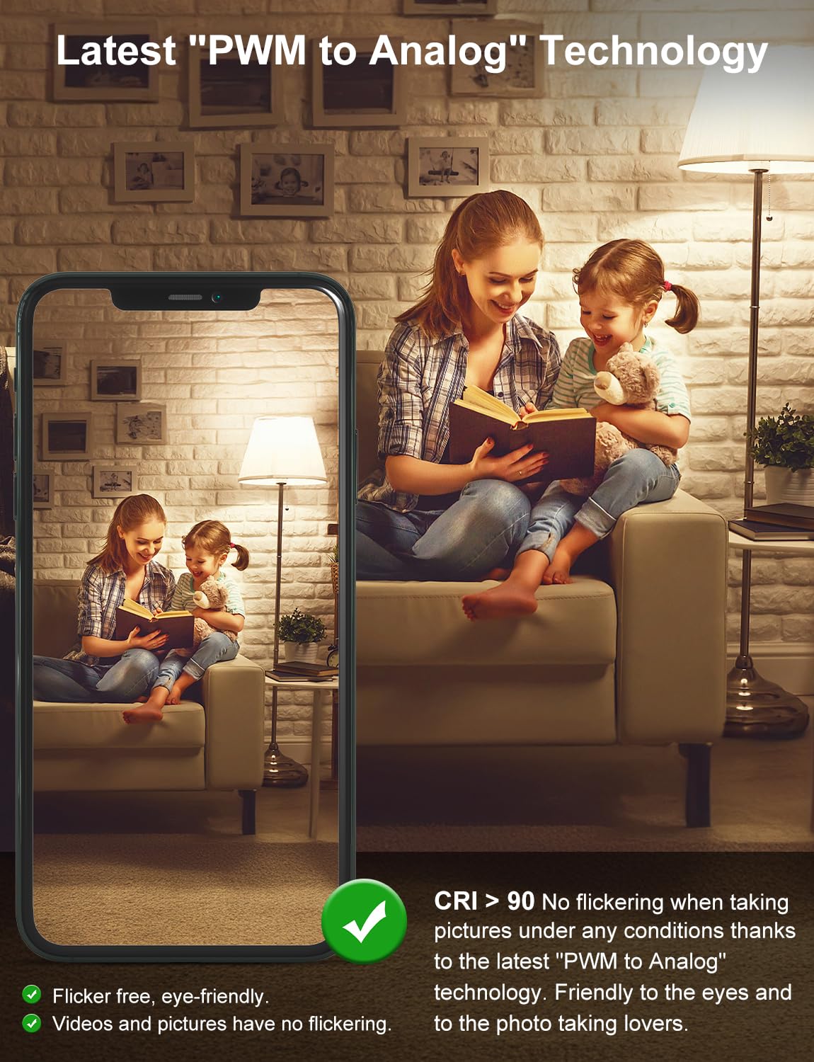 HYDONG bluetooth-5.0 bulbs synchronize multiple units for cohesive lighting.