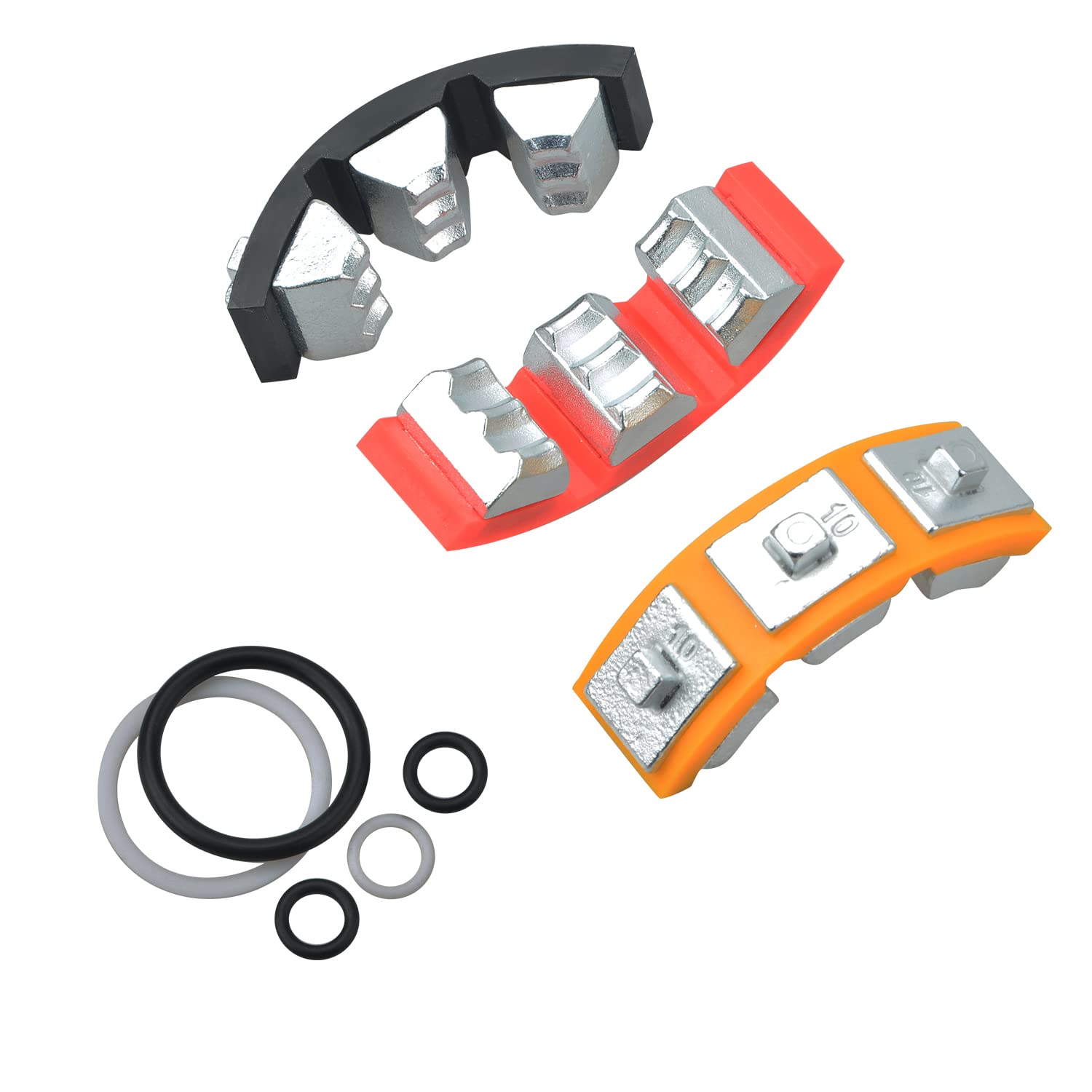 Hydraulic AC Hose Crimper 71500 includes accessories for ready-to-use setup