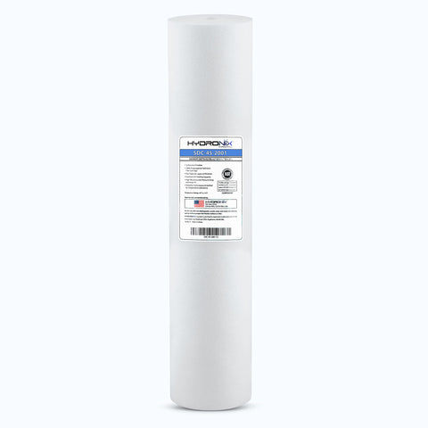 Hydronix SDC-45-2001 sediment cartridge for 4.5x20 housings reduces sediment buildup.