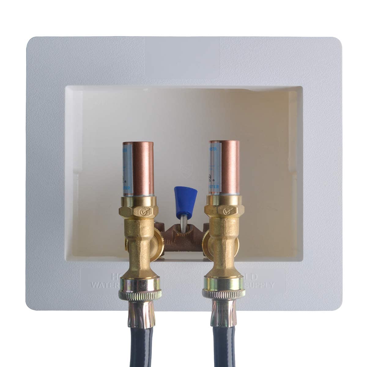 HYDRO MASTER single lever on-off valve enabling quick hot or cold control.
