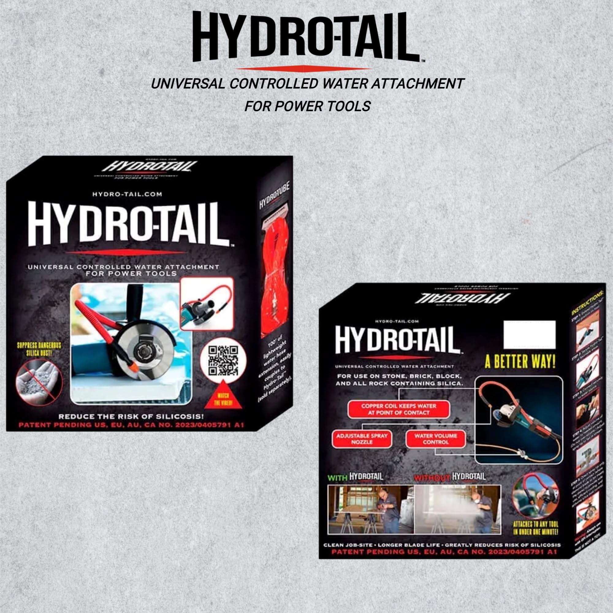Hydro-Tail in use with clear cut lines and improved visibility.