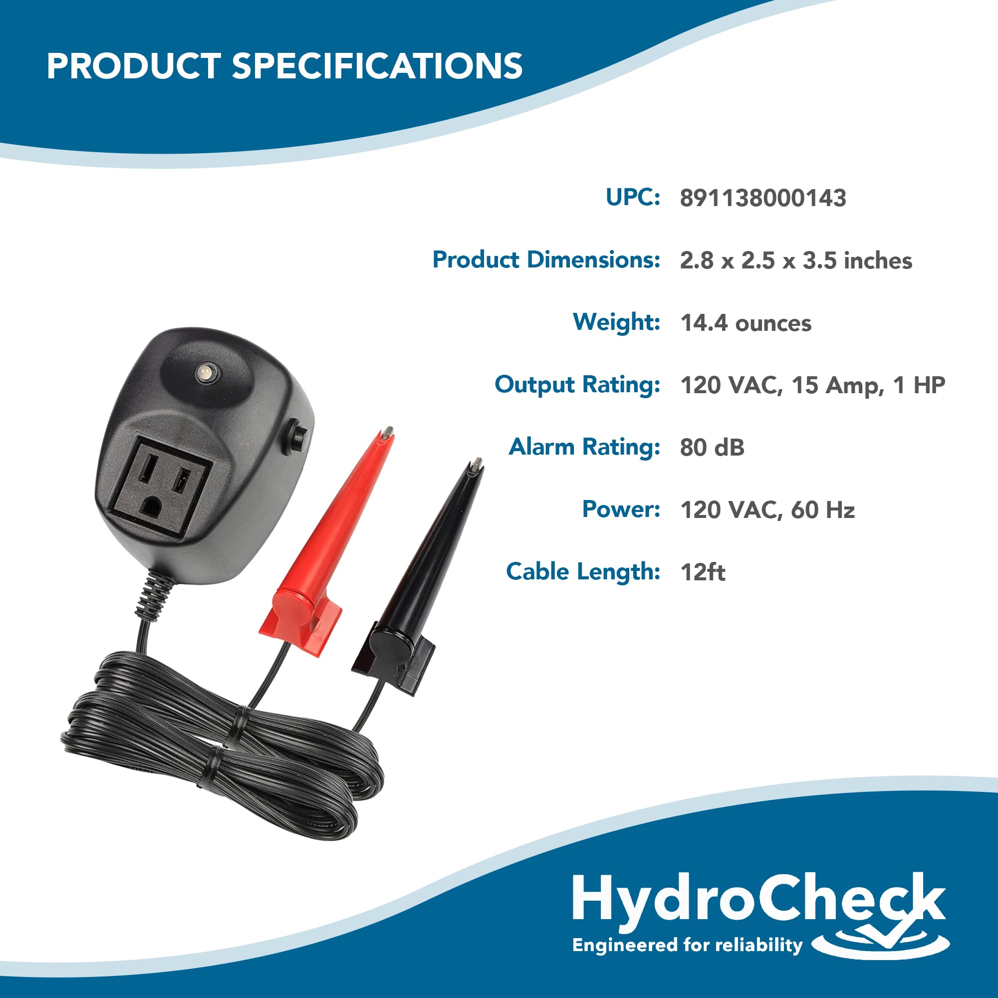 HydroCheck HC6000v2 installed in basement or pool area demonstrating compact design.