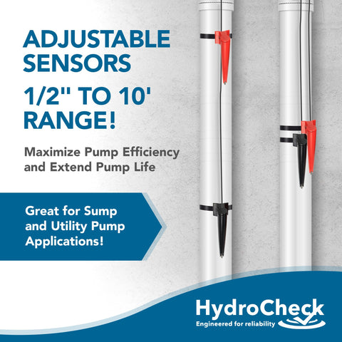 HydroCheck HC6000v2 compact-fit unit fits tight spaces and replaces standard switches.