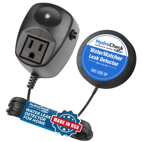 HydroCheck WaterWatcher sensor closeup showing precise moisture detection for early alerts