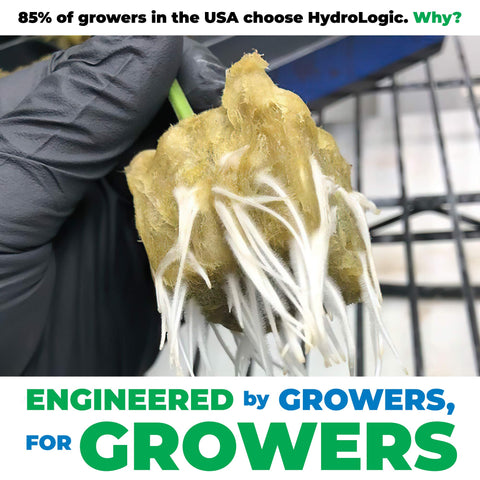 HydroLogic Stealth-RO150 side-mount, space-saving installation for hydroponics.