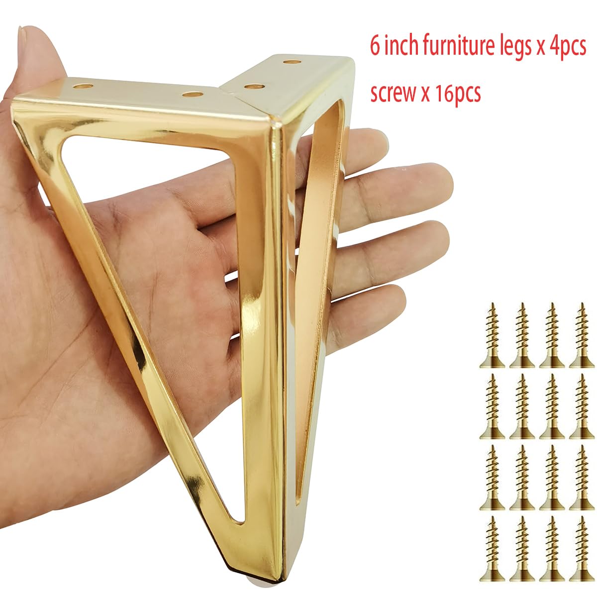 Hyever gold metal leg closeup emphasizes durable build and premium craftsmanship.