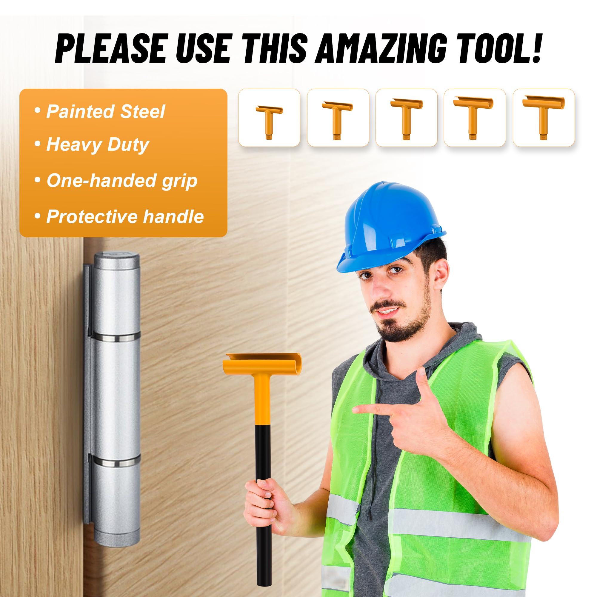 Hyfico Compact Hinge Gap Tool fits easily in toolkits for on-site fixes