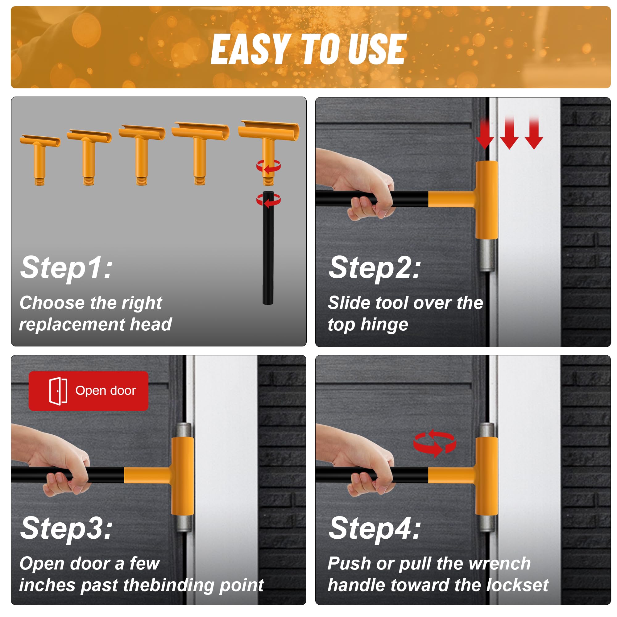 Hyfico Door Knuckle Bender Tool enables fine-tuning during installation