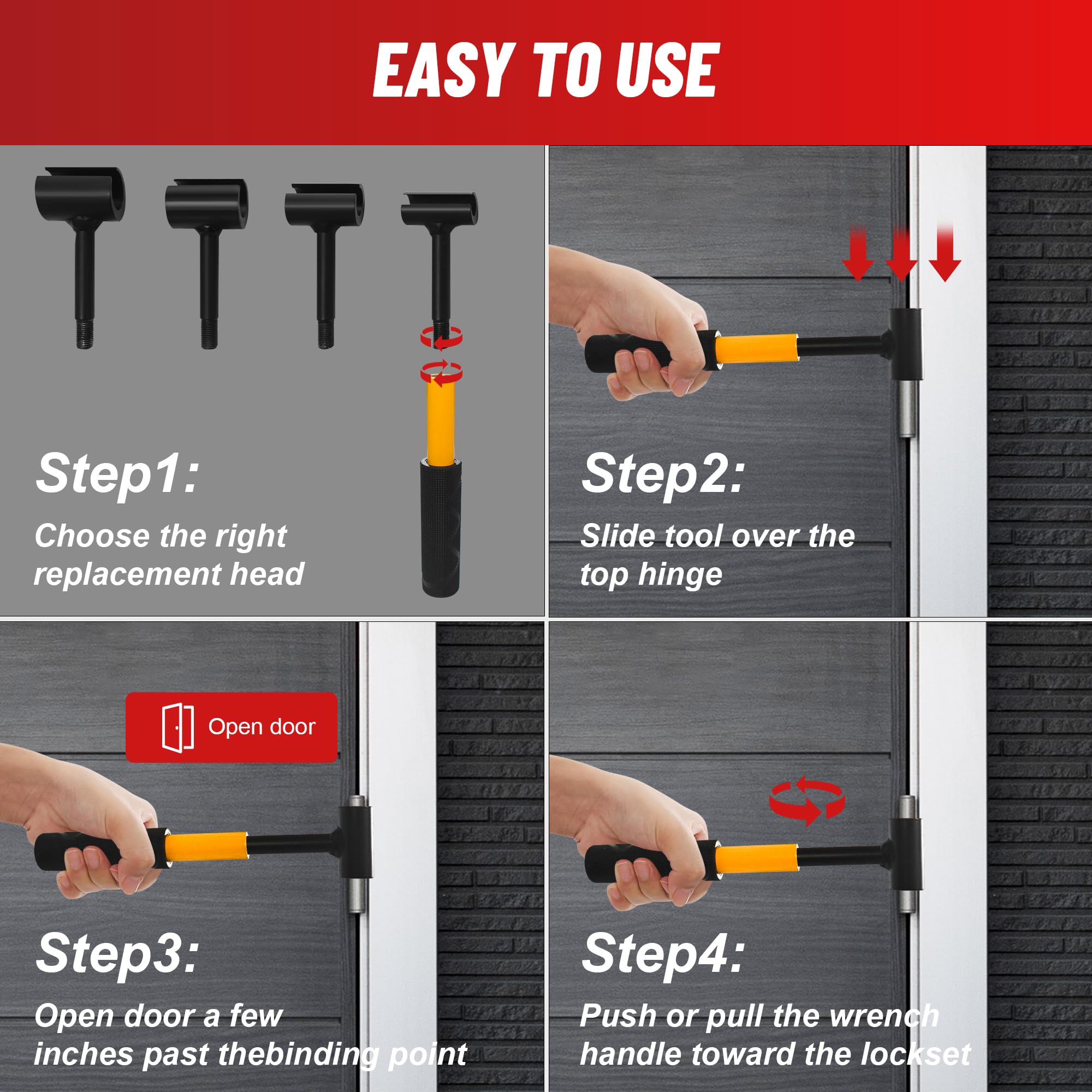 Hyfico knuckle bender enables precise hinge alignment.