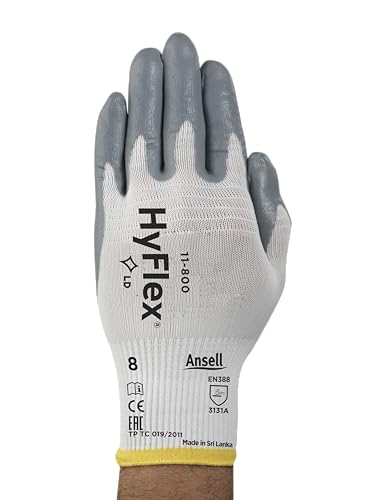 HyFlex 11-800 knit wrist cuff demonstrates comfortable fit