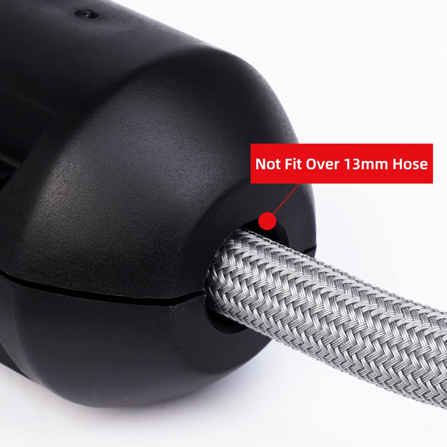 Hygie Rinse flip-style buckle for secure mounting