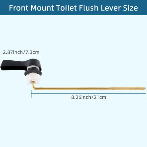 Hygie Rinse universal front-mount lever fits major toilet brands