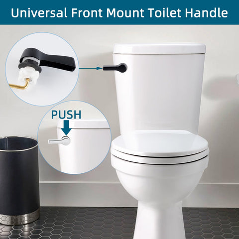Toilet repair kit with handle and flapper chain from Hygie Rinse