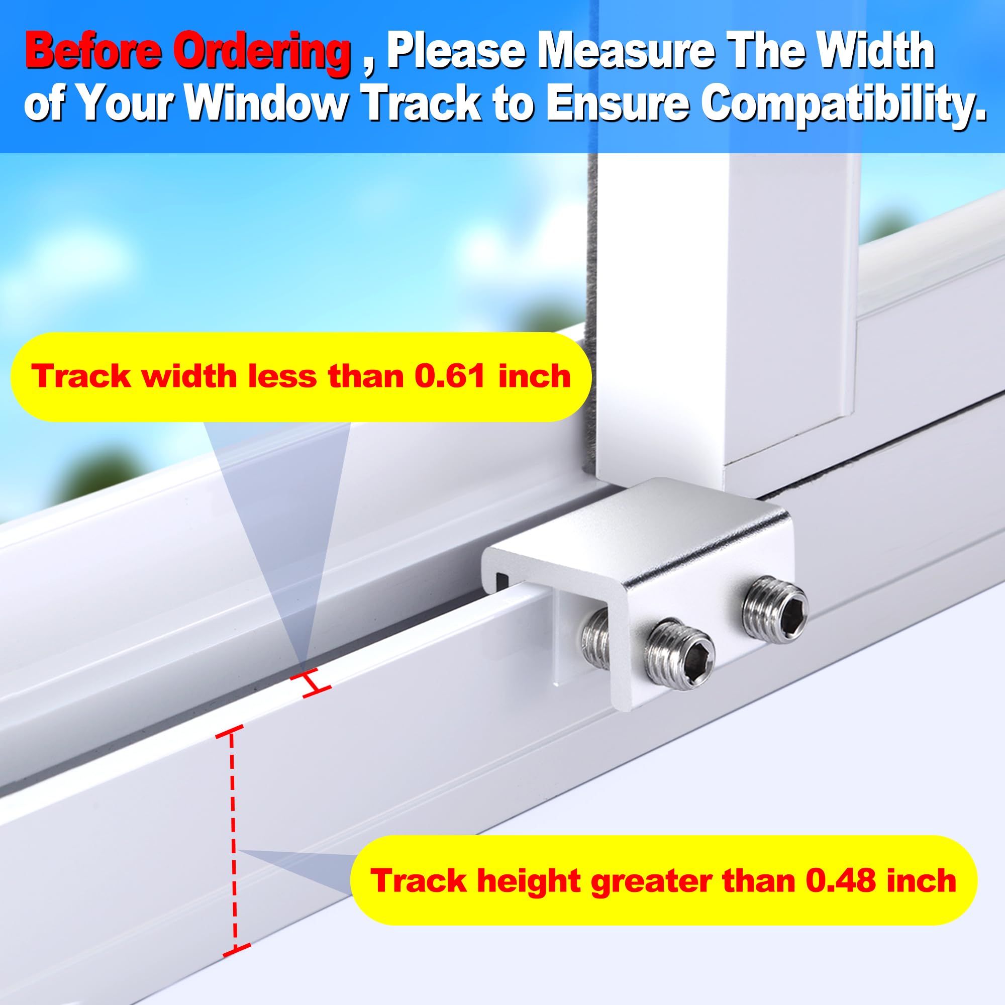HYIEOU easy three-step installation shown without tools.
