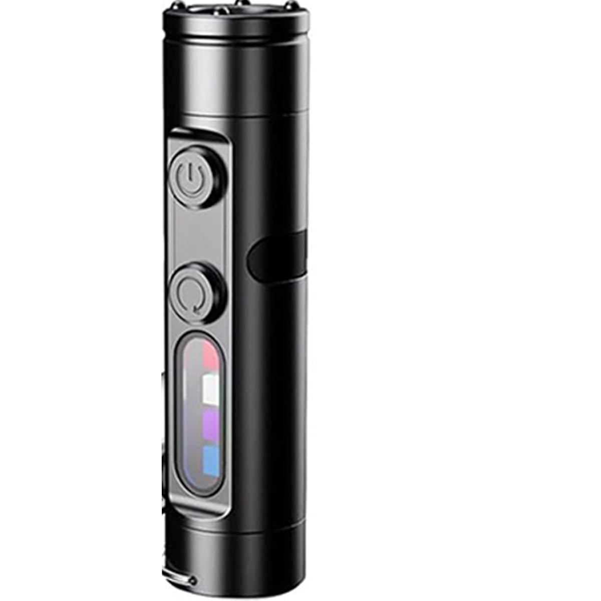 HYJXDLLS Taclite Mini EDC flashlight clipped to a hat for hands-free lighting