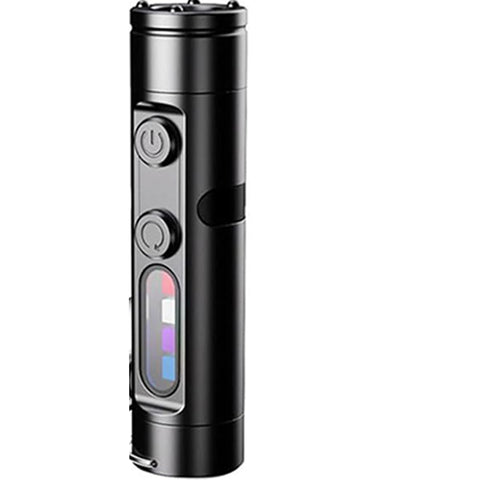 HYJXDLLS Taclite Mini EDC flashlight clipped to a hat for hands-free lighting