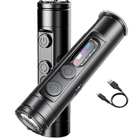 HYJXDLLS Taclite Mini EDC flashlight with magnetic base for secure mounting