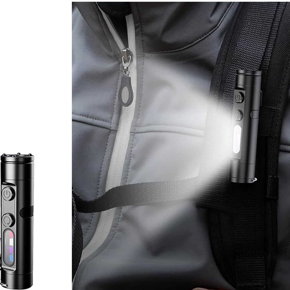 HYJXDLLS Taclite Mini EDC flashlight with three brightness levels for tasks