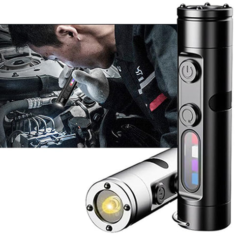 HYJXDLLS Taclite Mini EDC flashlight waterproof metal body stands up to rain