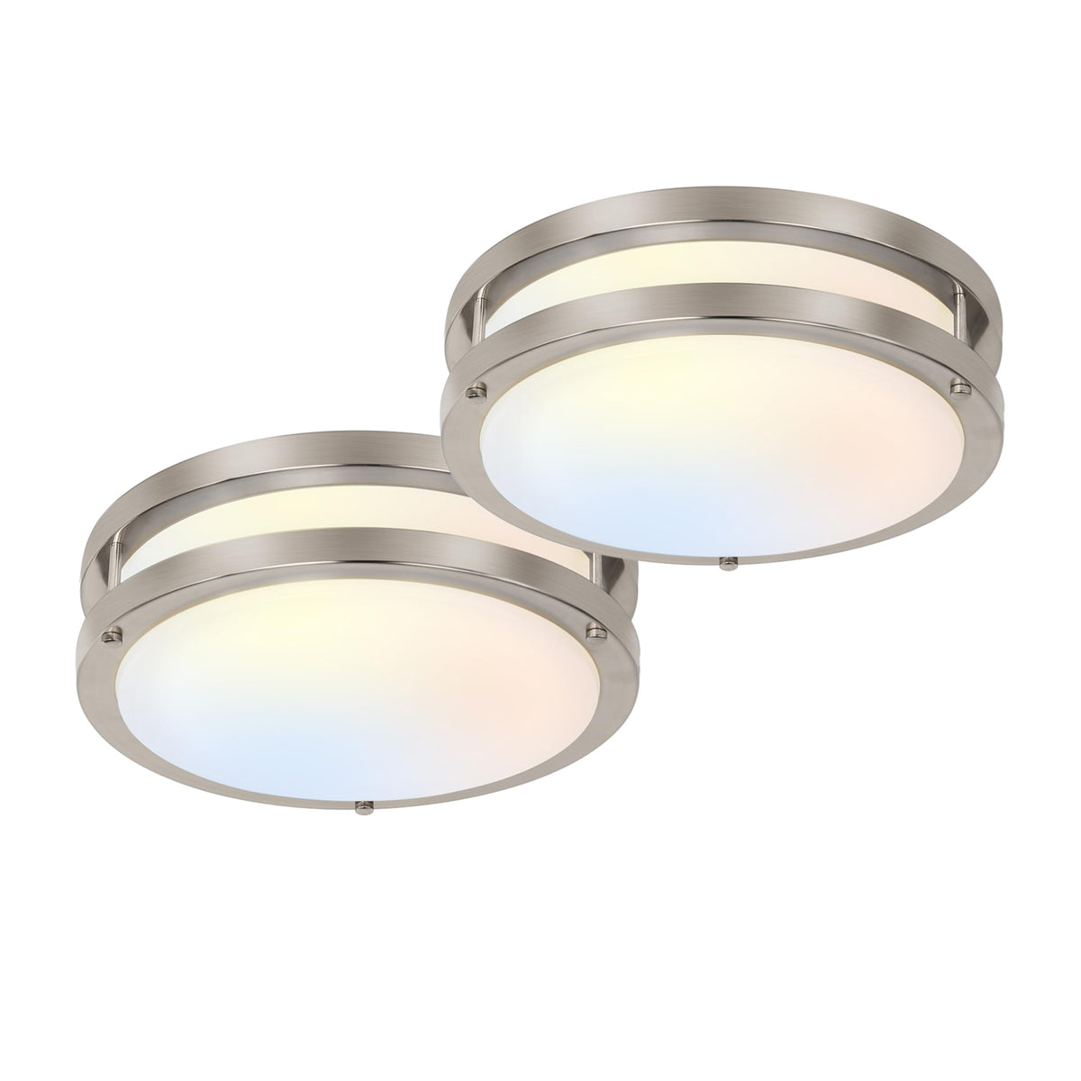 hykolity 10-inch flush mount LED ceiling light with diffuser for even illumination