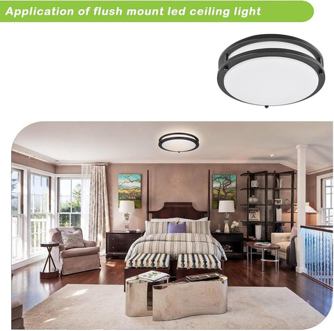 Hykolity modern black-and-white interior complemented by fixture