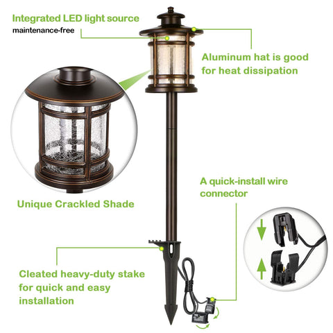 Hykolity 12V wired light connects quickly for easy DIY installation.