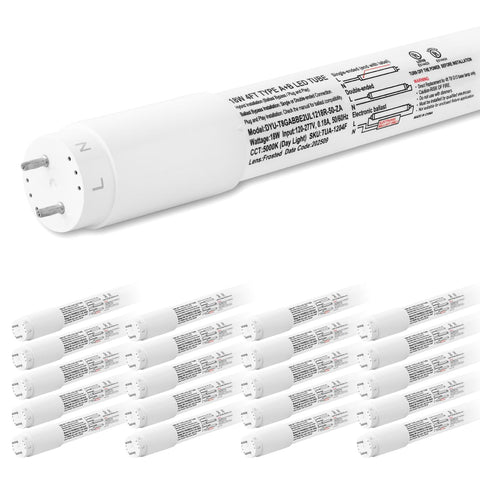 Hykolity 20-pack LED T8 tube bundle for energy-efficient office lighting.