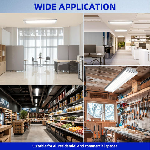 Hykolity frosted shatterproof housing for safety in busy spaces.