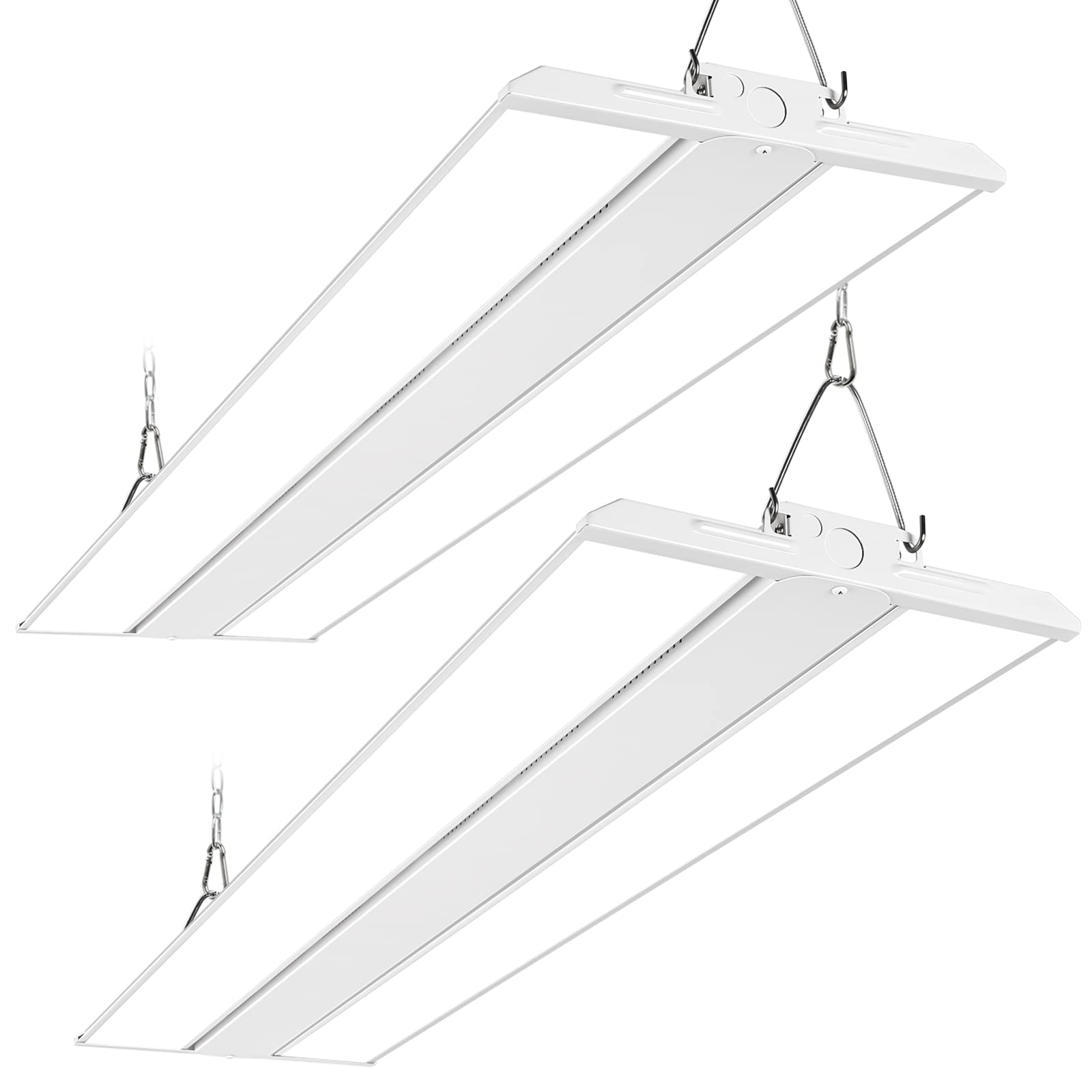 Hykolity 2-pack 4ft LED high bay light brightens large warehouses.