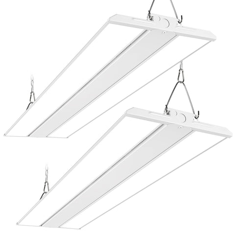 Hykolity 2-pack 4ft LED high bay light brightens large warehouses.