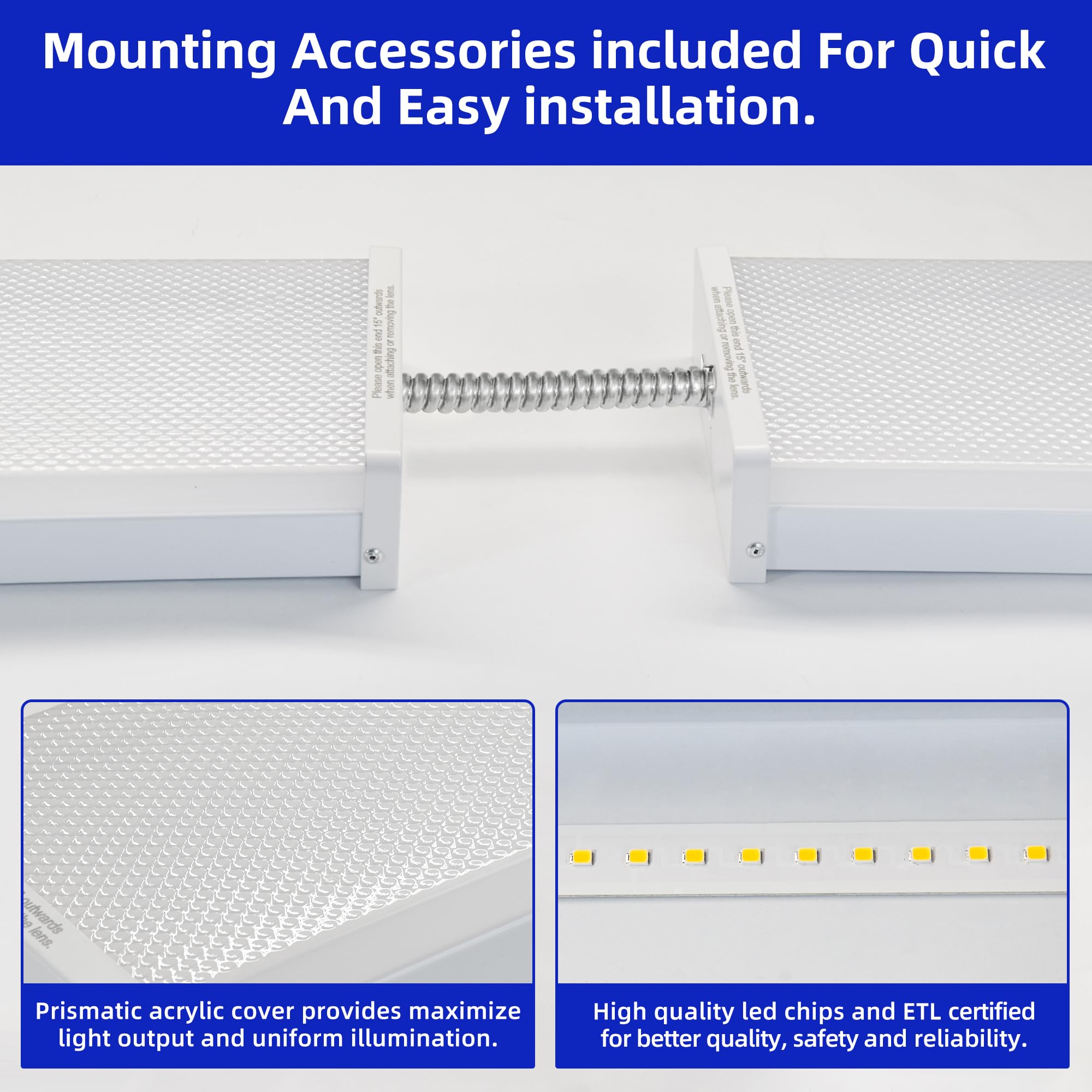 Hykolity 4400lm brightness delivering clear, expansive room illumination