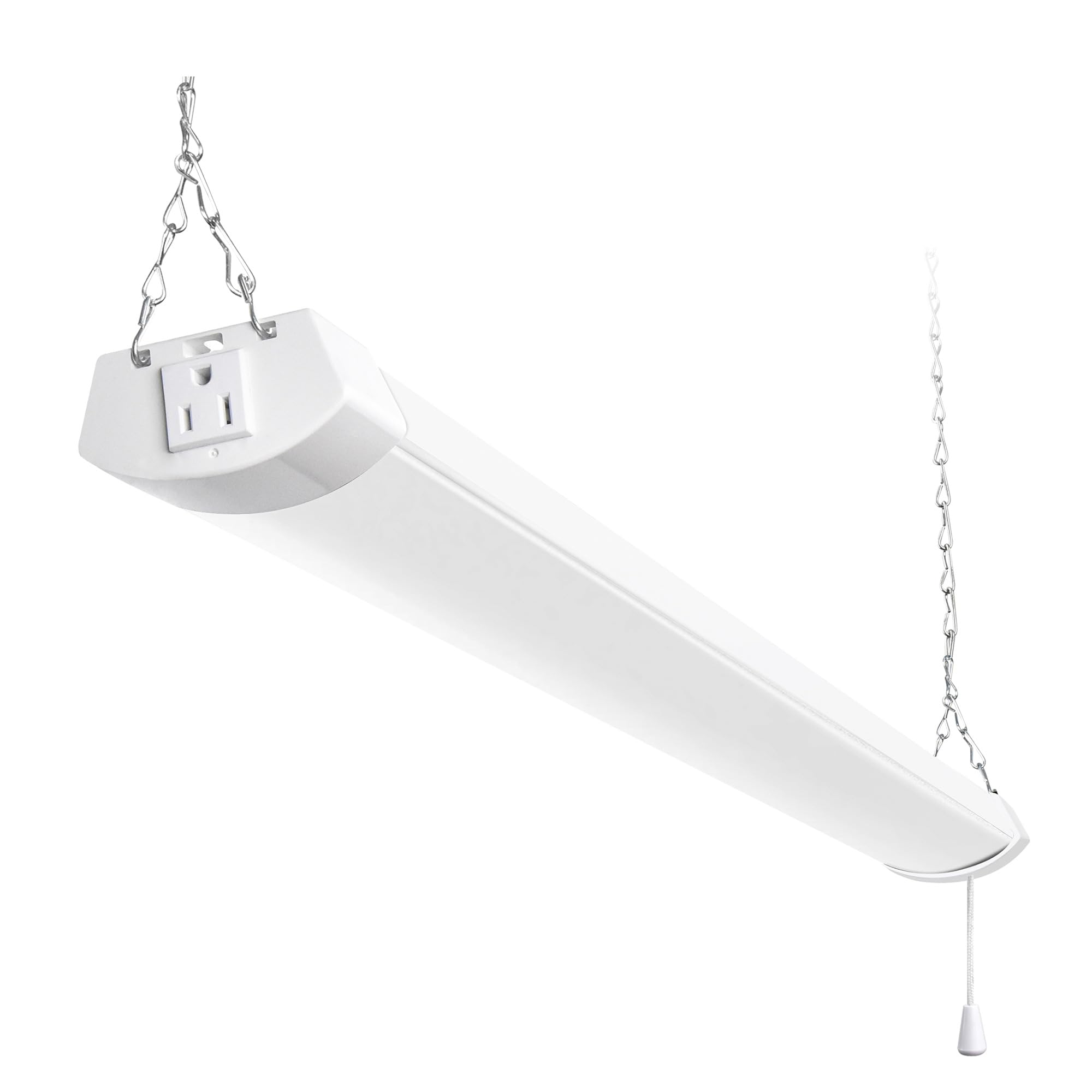 Hykolity 4ft LED shop light with bright 8000lm for clearer workspace