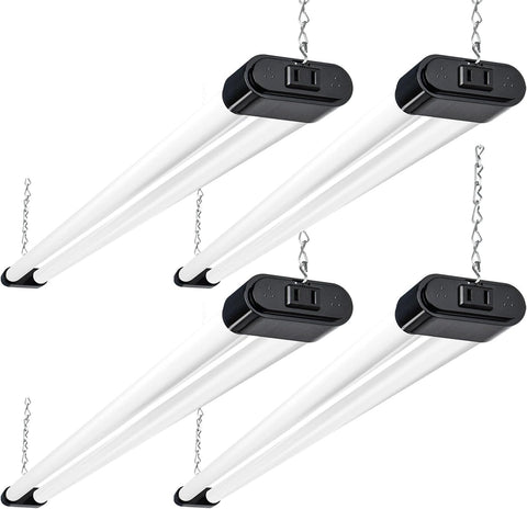 Hykolity 4ft LED shop light delivers 4600 lumens for a bright workspace.