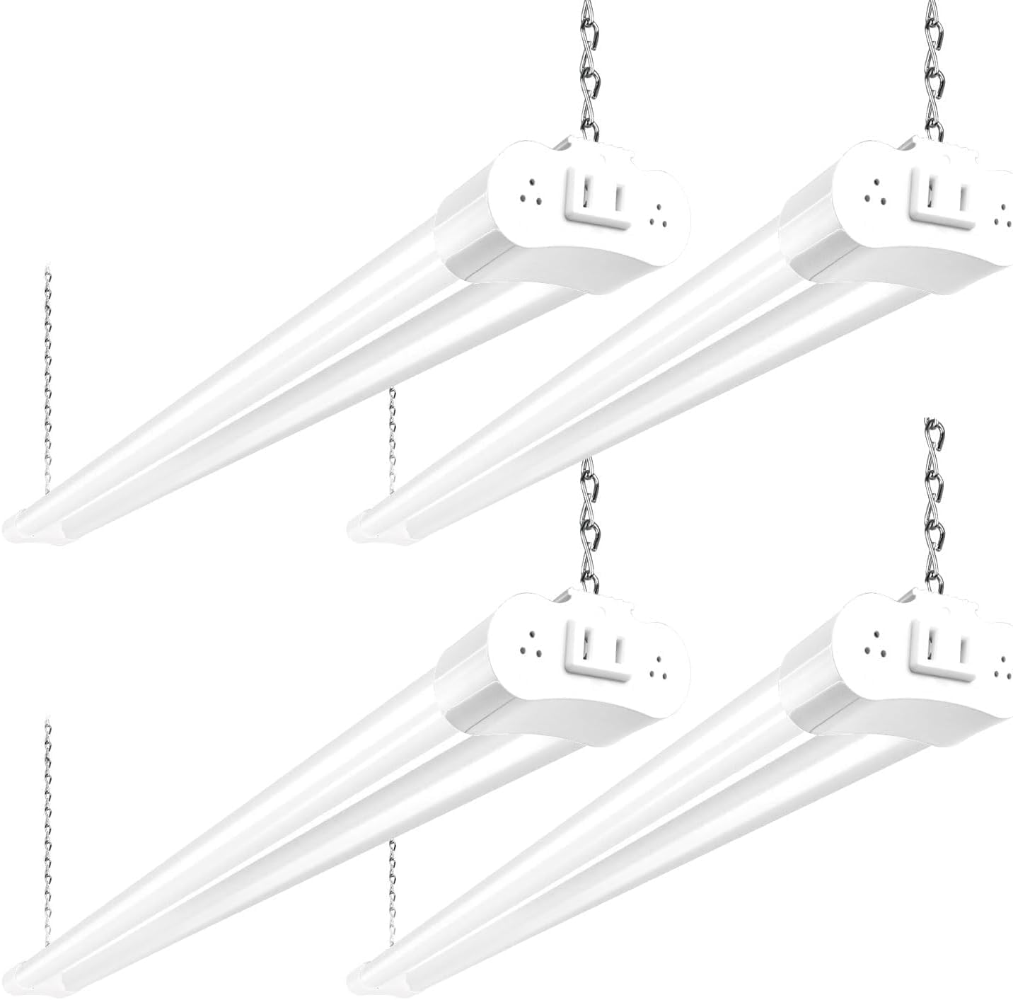 hykolity 4ft LED shop light package delivers bright, energy-efficient daylight for garages.