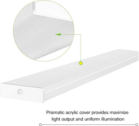 Hykolity 4ft LED wraparound assembled for quick DIY install