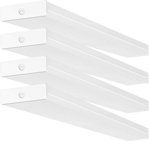 Hykolity 4ft LED wraparound front view for garage lighting