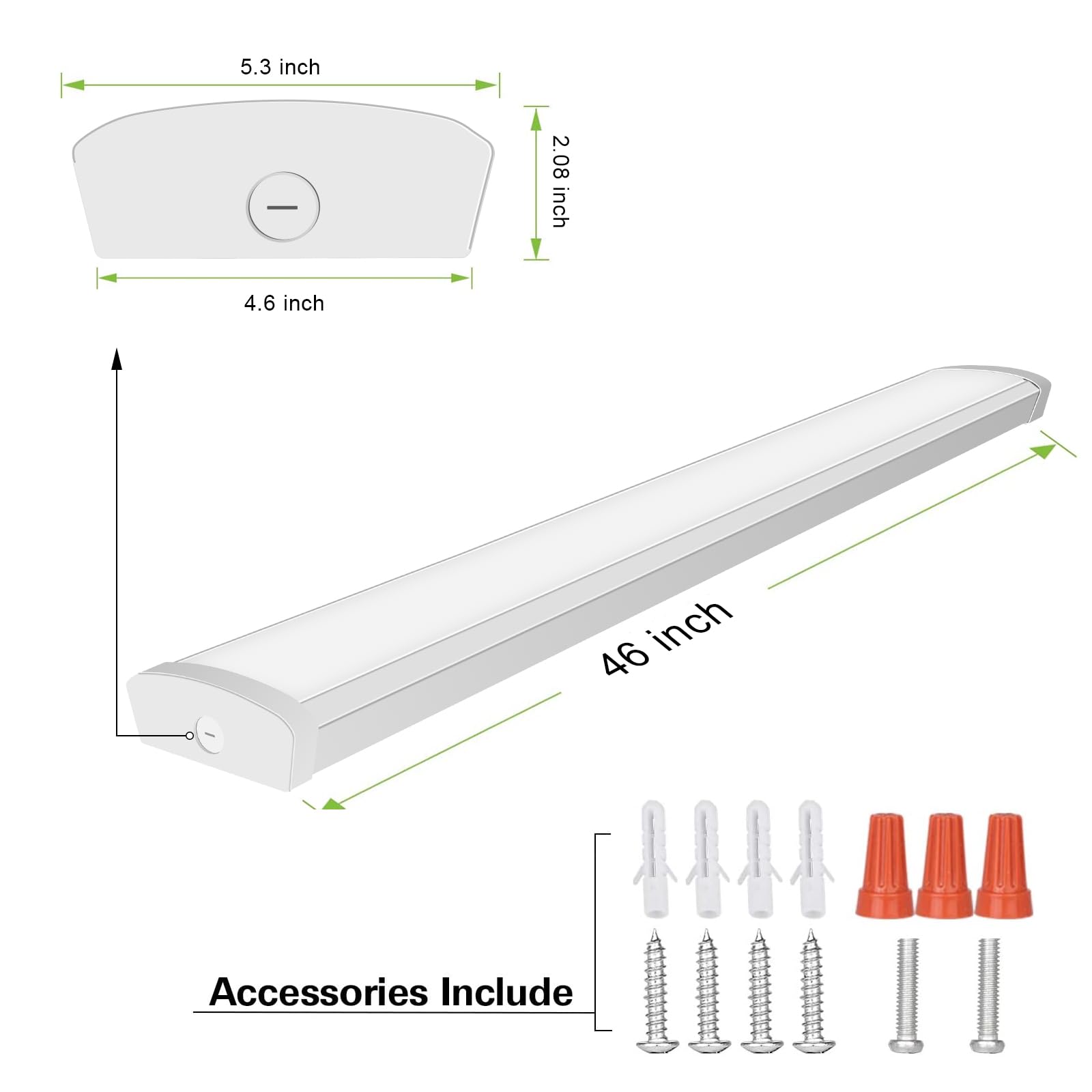 Hykolity color temperature switch helps set warm to daylight ambience
