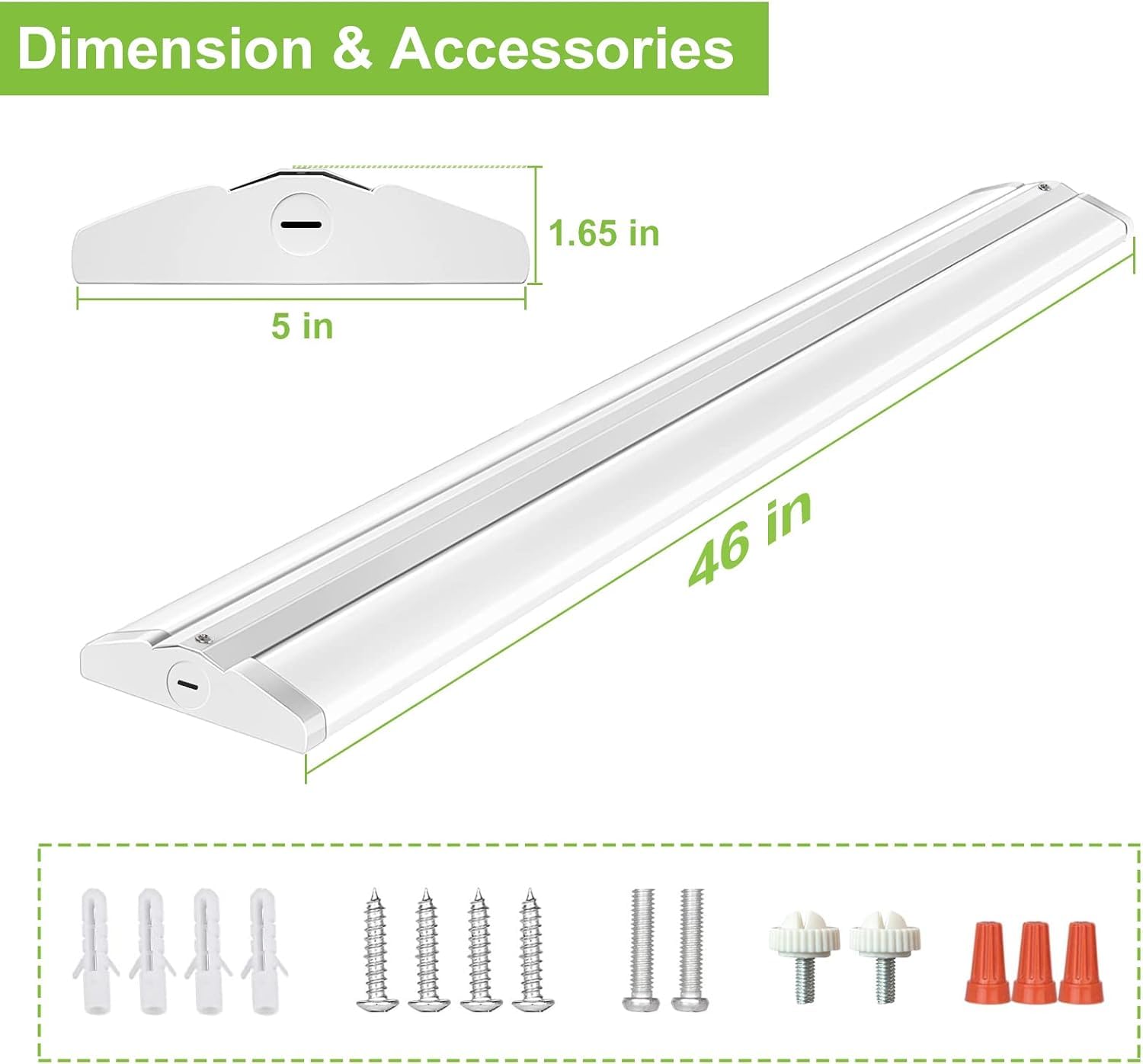 ETL-certified Hykolity wraparound light for safety and reliability