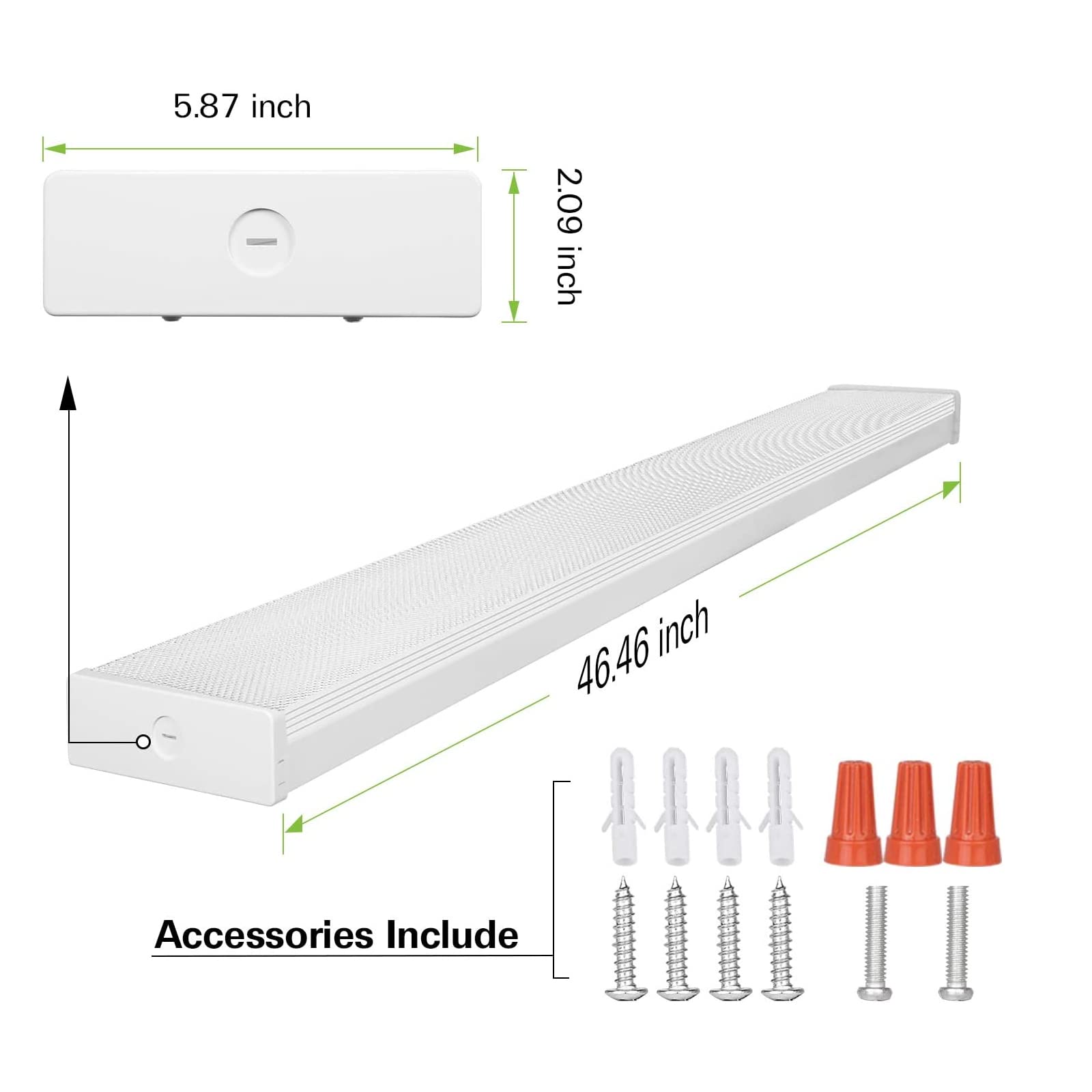 Hykolity wraparound light suited for kitchens and offices with flexible lighting.
