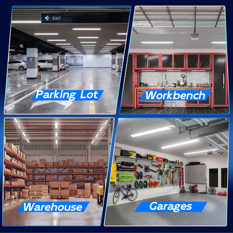 hykolity 50000-hour lifespan led shop light reduces maintenance