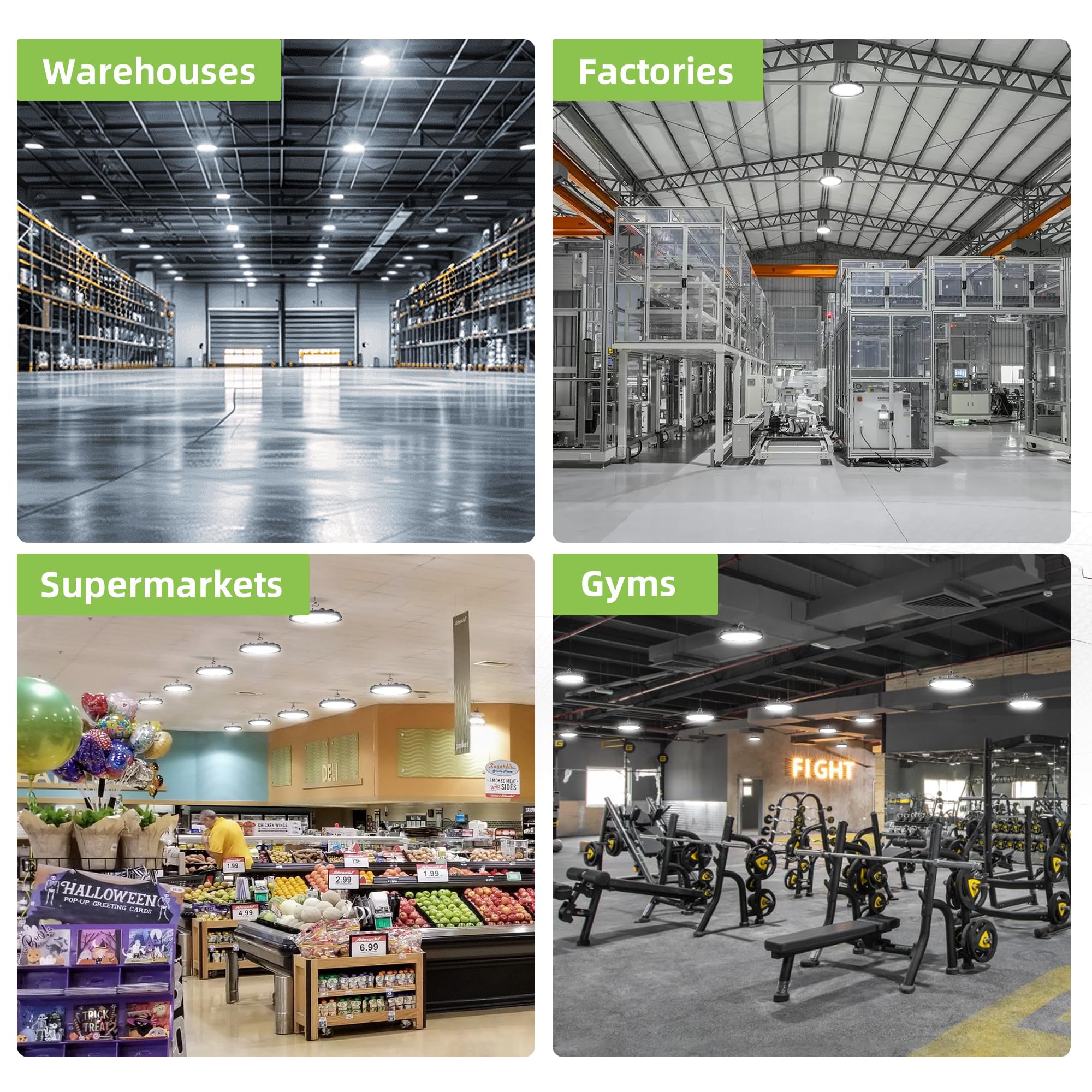 Hykolity 5000K daylight color offers clear, natural indoor lighting.