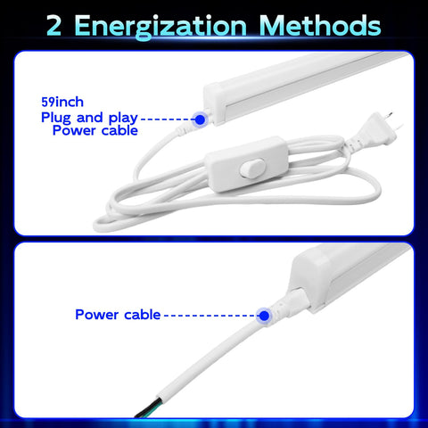 Hykolity 6500K bright white output ideal for workshops, garages, and workbenches.