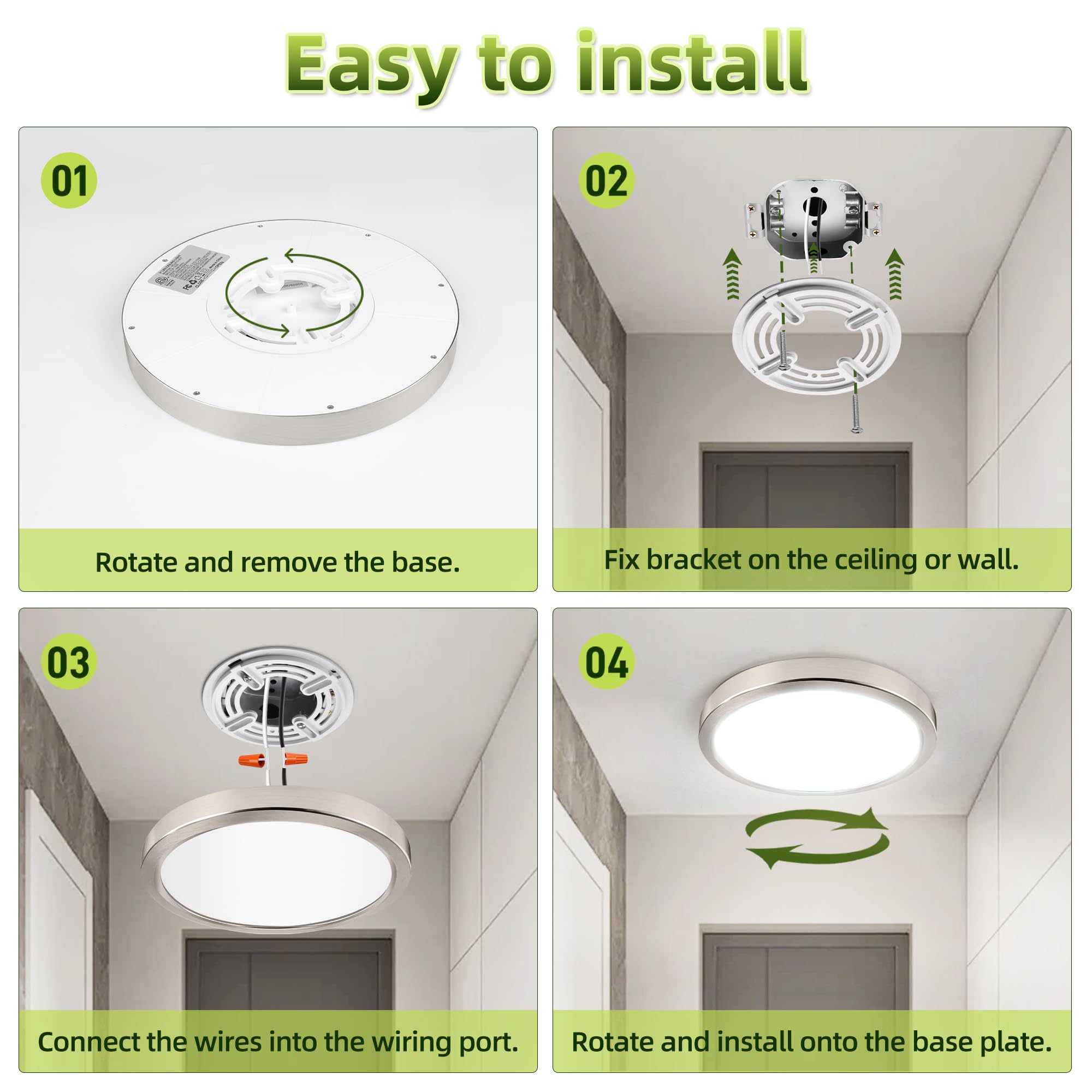 Hykolity flicker-free illumination for comfortable work and rest.